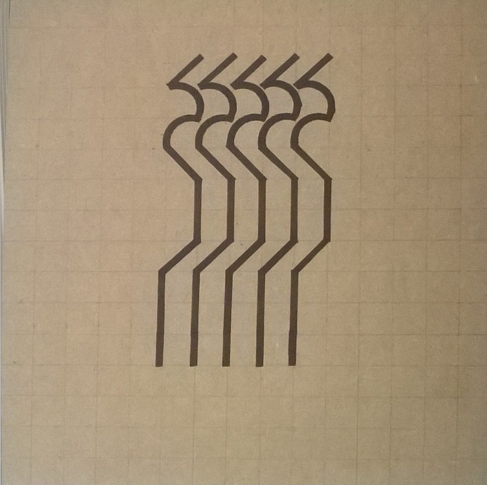 Habib Rezaei, an abstract work using black marker on hardboard by Habib Rezaei Iranian visual artist