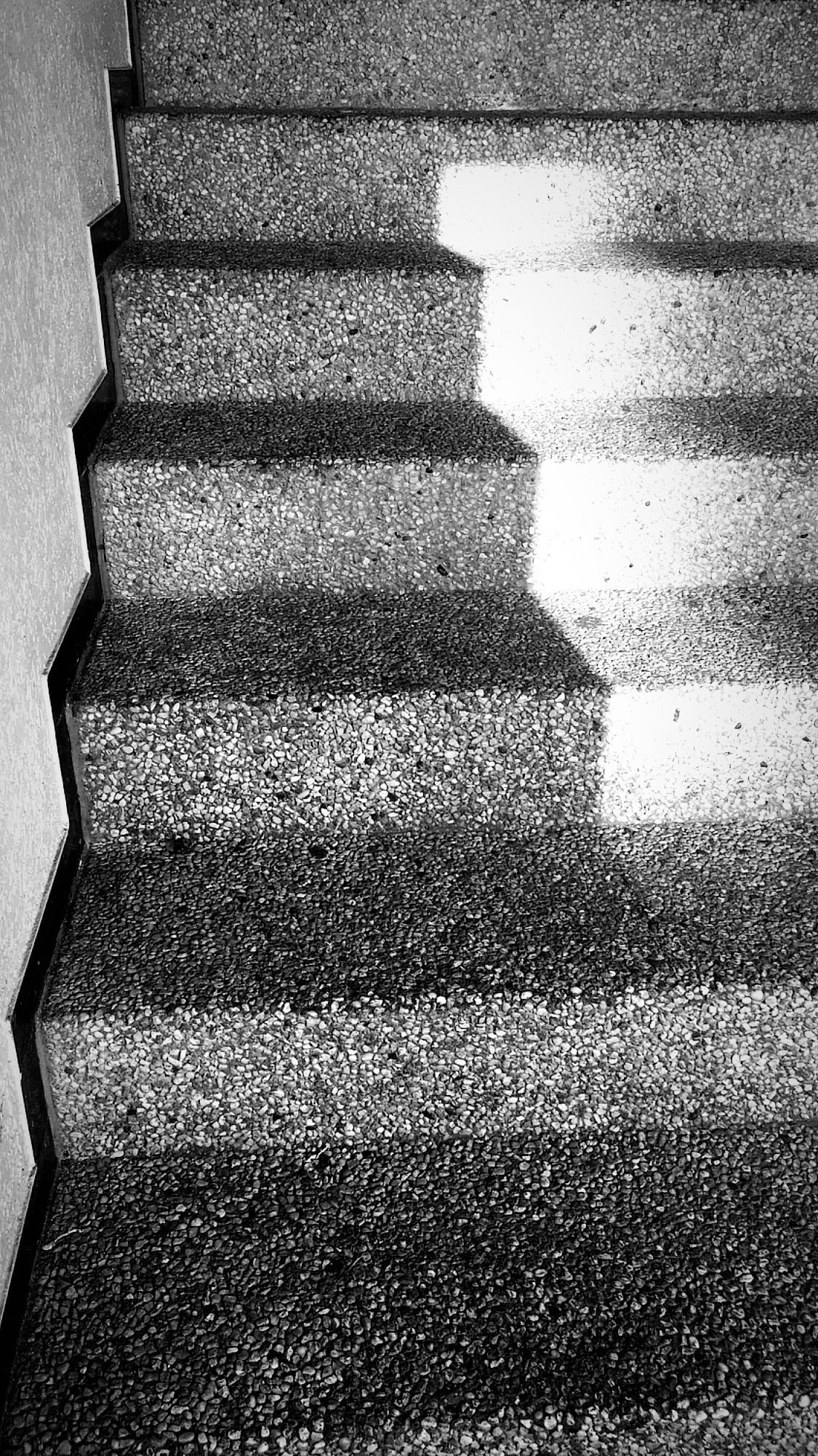 A Photo of a Habib Rezaei studio staircase in light