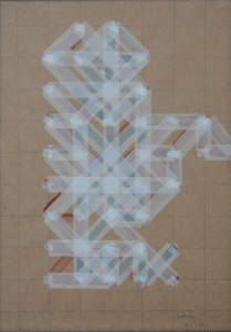 Habib Rezaei small transparent abstract works