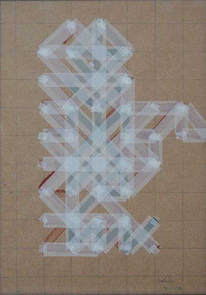 Habib Rezaei small transparent abstract works